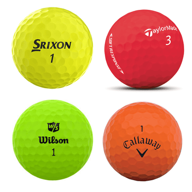 25 Balles de golf d'occasion - Mix Marques couleurs ( jaune, rouge, verte...) Qualité AAA - Horslimits - balles de golf