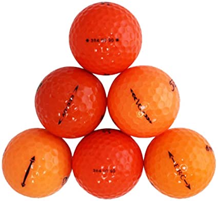 25 Balles de golf d'occasion Orange - Mix Marques Qualité AAAA - Horslimits - balles de golf