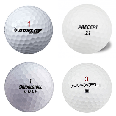 25 Balles de golf d'occasion Qualité AAAA - Mix Marques Percept, Spalding, Dunlop, Bridgestone, Maxfli - Horslimits - balles de golf