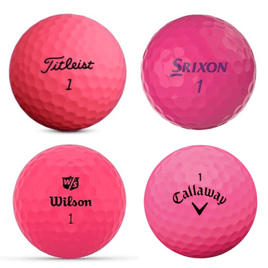 25 Balles de golf d'occasion Rose - Mix Marques Qualité AAAA - Horslimits - balles de golf
