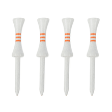 Charger l&#39;image dans la galerie, 25 Tees étage Bois Blanc/Orange 70mm Legend - Horslimits - balles de golf
