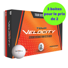Cargar imagen en el visor de la galería, 15 Balles de golf Wilson - Tour Velocity Distance Blanc
