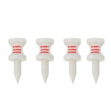 Charger l&#39;image dans la galerie, 30 Tees étage Bois Blanc/Rouge 25 mm Legend - Horslimits - balles de golf
