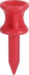 Cargar imagen en el visor de la galería, 30 Tees étage Plastique Rouge 31 mm PURE 2 IMPROVE - Horslimits - balles de golf

