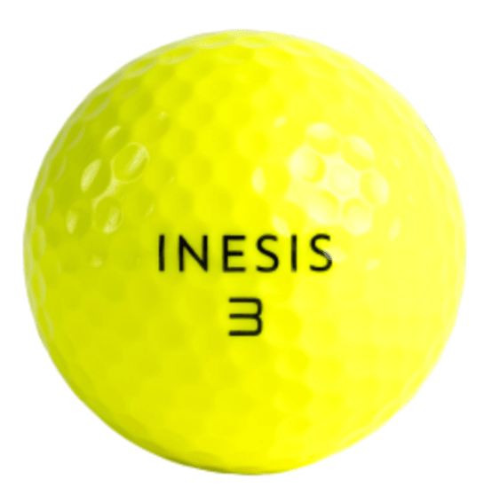 50 Balles de golf d'occasion Jaunes - Mix Inesis Qualité AAAA - Horslimits - balles de golf