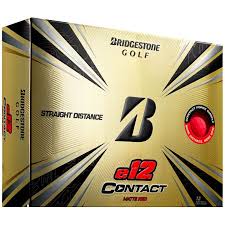 Balles de golf Bridgestone - E12 Contact Matte x12 Rouge - Horslimits - balles de golf