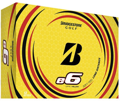 Balles de golf Bridgestone - E6 Soft x12 Jaune - Horslimits - balles de golf