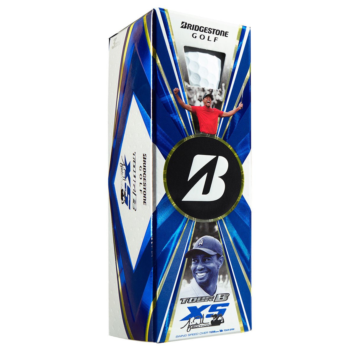 Balles de golf Bridgestone - Tour B XS Tiger x12 Blanc - Horslimits - balles de golf
