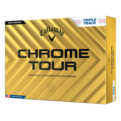 Balles de golf Callaway - Chrome Soft Tour Triple Track logotées x12 Blanc - Horslimits - balles de golf