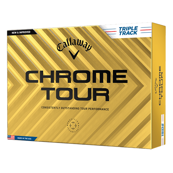 Balles de golf Callaway - Chrome Soft Tour Triple Track x12 Blanc - Horslimits - balles de golf