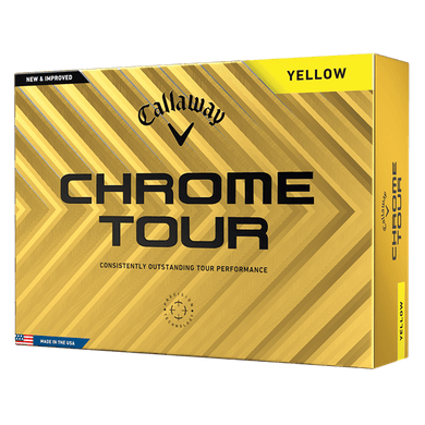Balles de golf Callaway - Chrome Soft Tour x12 jaune - Horslimits - balles de golf