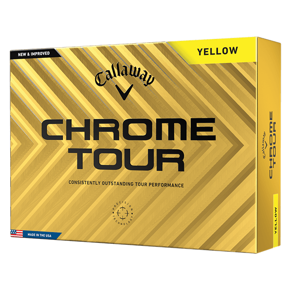 Balles de golf Callaway - Chrome Soft Tour x12 jaune - Horslimits - balles de golf