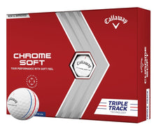 Cargar imagen en el visor de la galería, Balles de golf Callaway - Chrome Soft Triple track x12 Blanc - Horslimits - balles de golf
