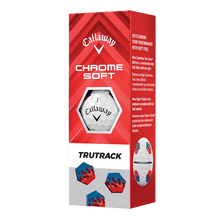 Charger l&#39;image dans la galerie, Balles de golf Callaway - Chrome Soft TruTrack x12 Blanc - Horslimits - balles de golf
