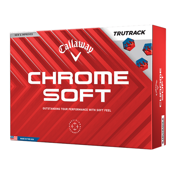 Balles de golf Callaway - Chrome Soft TruTrack x12 Blanc - Horslimits - balles de golf