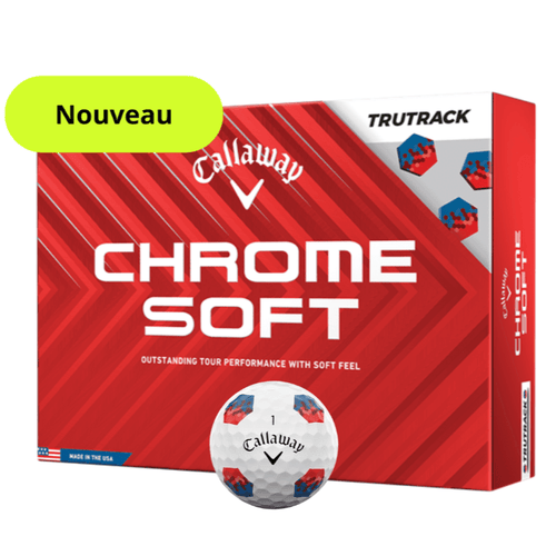Balles de golf Callaway - Chrome Soft TruTrack x12 Blanc - Horslimits - balles de golf