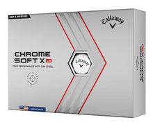 Charger l&#39;image dans la galerie, Balles de golf Callaway - Chrome Soft X Low Spin x12 Blanc - Horslimits - balles de golf
