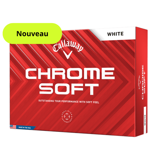 Balles de golf Callaway - Chrome Soft x12 Blanc - Horslimits - balles de golf
