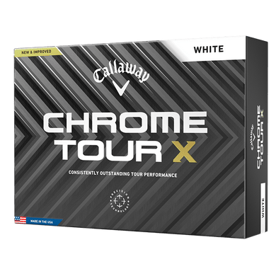 Balles de golf Callaway - Chrome Tour X x12 Blanc - Horslimits - balles de golf