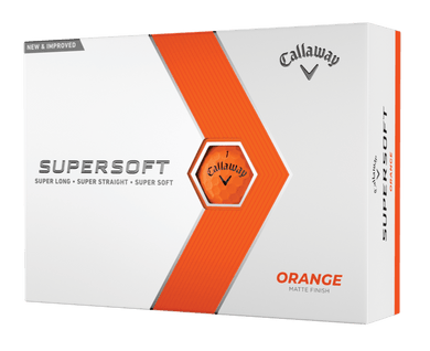 Balles de golf Callaway - Supersoft Matte x12 Orange - Horslimits - balles de golf