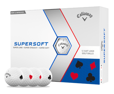 Balles de golf Callaway - Supersoft Shamrock x12 Blanc - Suite - Horslimits - balles de golf