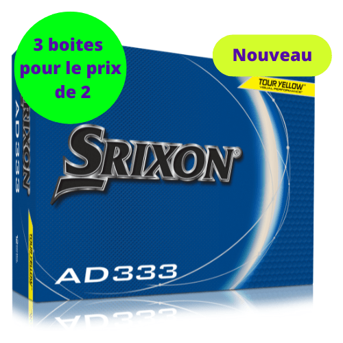 Balles de golf Srixon - AD 333 - x12 jaune - Horslimits - balles de golf