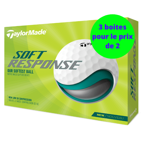 Balles de golf Taylormade - Soft Response x12 Blanc - Horslimits - balles de golf