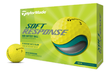 Charger l&#39;image dans la galerie, Balles de golf Taylormade - Soft Response x12 Jaune - Horslimits - balles de golf
