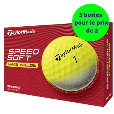 Balles de golf Taylormade - Speed soft x12 jaune - Horslimits - balles de golf