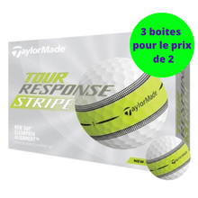 Cargar imagen en el visor de la galería, Balles de golf Taylormade - Tour Response Stripe x12 Blanc - Horslimits - balles de golf
