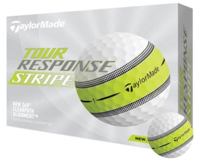 Balles de golf Taylormade - Tour Response Stripe x12 Blanche - Horslimits - balles de golf