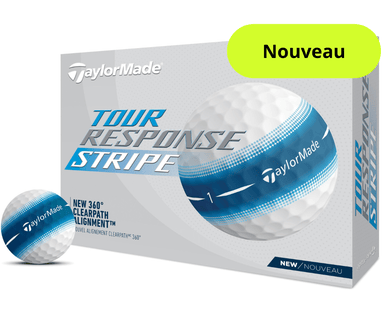 Balles de golf Taylormade - Tour Response Stripe x12 Bleu - Horslimits - balles de golf