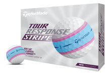 Charger l&#39;image dans la galerie, Balles de golf Taylormade - Tour Response Stripe x12 Bleu / Rose - Horslimits - balles de golf
