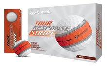 Charger l&#39;image dans la galerie, Balles de golf Taylormade - Tour Response Stripe x12 Orange - Horslimits - balles de golf
