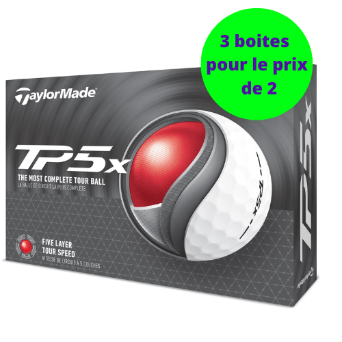 Balles de golf Taylormade - TP5 X -x12 blanc - Horslimits - balles de golf