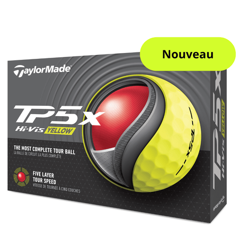 Balles de golf Taylormade - TP5 X x12 Jaune - Horslimits - balles de golf