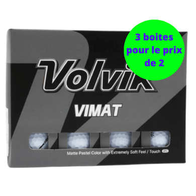 Balles de golf Volvik -Vimat x12 Blanche - Horslimits - balles de golf