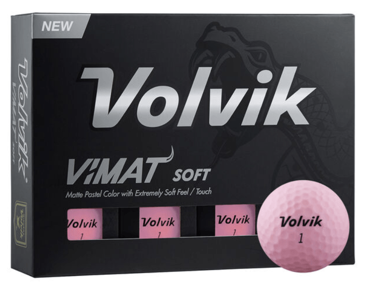 Balles de golf Volvik -Vimat x12 Rose - Horslimits - balles de golf