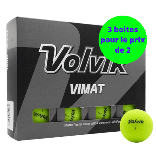 Balles de golf Volvik -Vimat x12 Vert - Horslimits - balles de golf