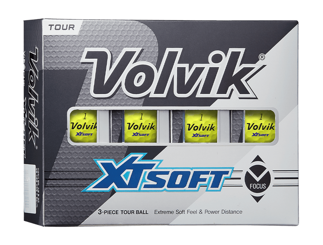 Balles de golf Volvik -XT Soft x12 Jaune - Horslimits - balles de golf