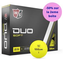 Cargar imagen en el visor de la galería, Balles de golf Wilson - Duo Soft+ x12 Jaune - Horslimits - balles de golf

