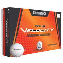 Charger l&#39;image dans la galerie, Balles de golf Wilson - Tour Velocity Distance x15 Blanc - Horslimits - balles de golf
