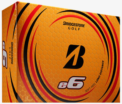 12 balles de golf Bridgestone E 6 Blanche