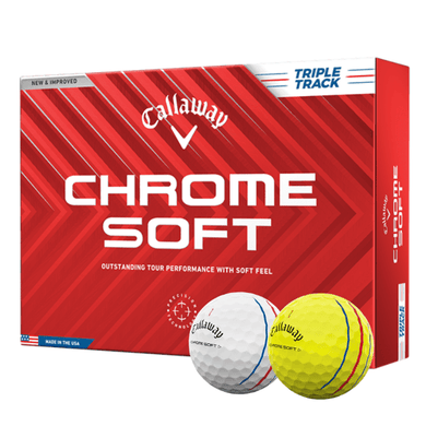 Callaway - 12 Boites Chrome Soft triple track Logotées - Horslimits - balles de golf