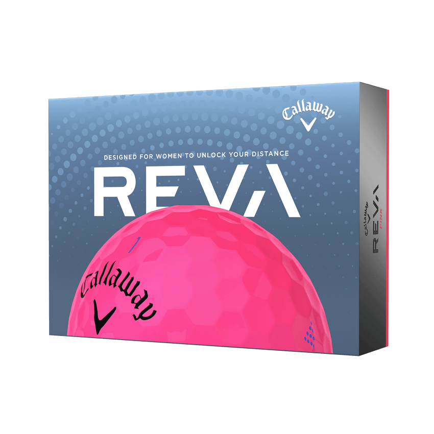 Callaway - 12 Boites Reva rose logotées - Horslimits - balles de golf