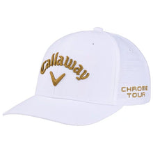 Cargar imagen en el visor de la galería, Casquette Callaway Golf TA Performance Pro Blanche / Or - Horslimits - balles de golf
