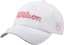 Charger l&#39;image dans la galerie, Casquette Femme Wilson Pro Tour Hat - Blanc / Rose - Horslimits - balles de golf
