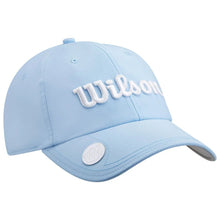 Cargar imagen en el visor de la galería, Casquette Femme Wilson Pro Tour Hat - Bleu ciel / Blanc - Horslimits - balles de golf
