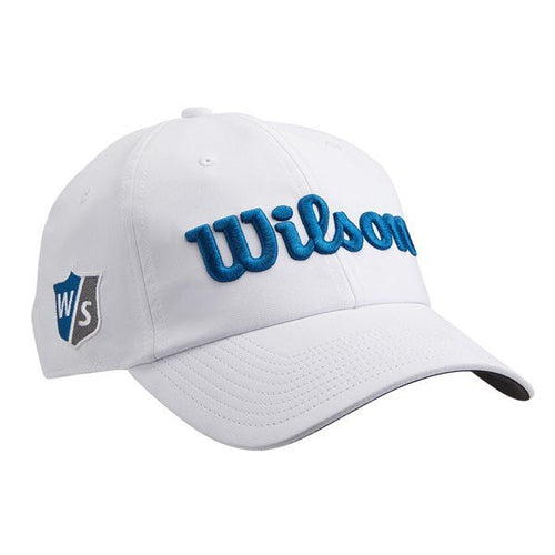 Casquette Wilson Pro Tour Hat - Blanc / Bleu - Horslimits - balles de golf