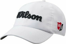 Charger l&#39;image dans la galerie, Casquette Wilson Pro Tour Hat - Blanc / Noir - Horslimits - balles de golf
